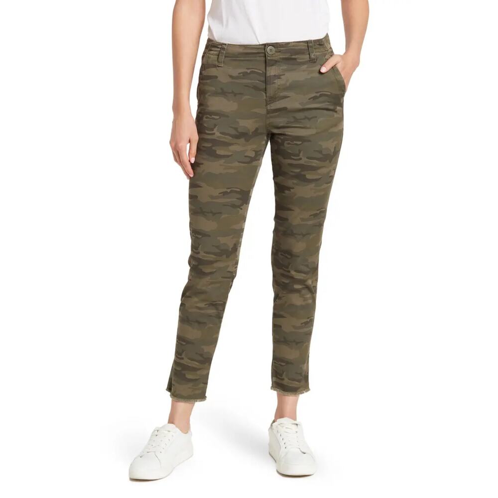 Sanctuary Camo Voyage Straight Leg Pants Women's Size 26